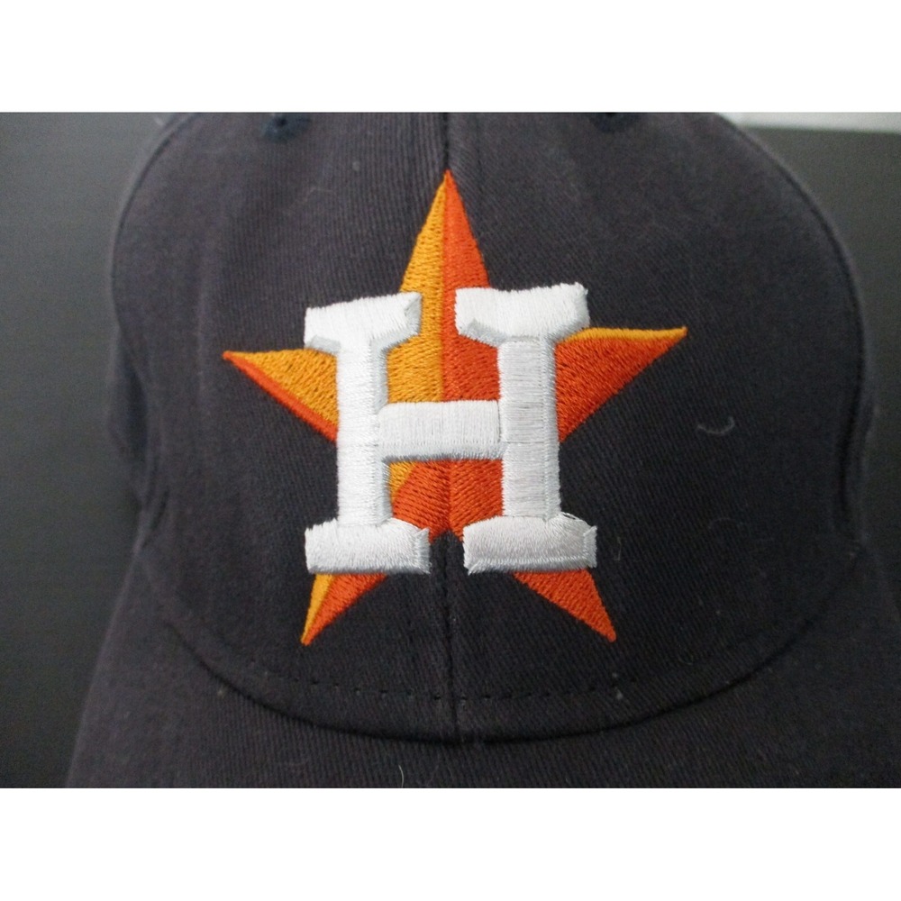 Houston Astros Hat Cap Mens Snap Back Black MLB Logo Embroidered Baseball '47